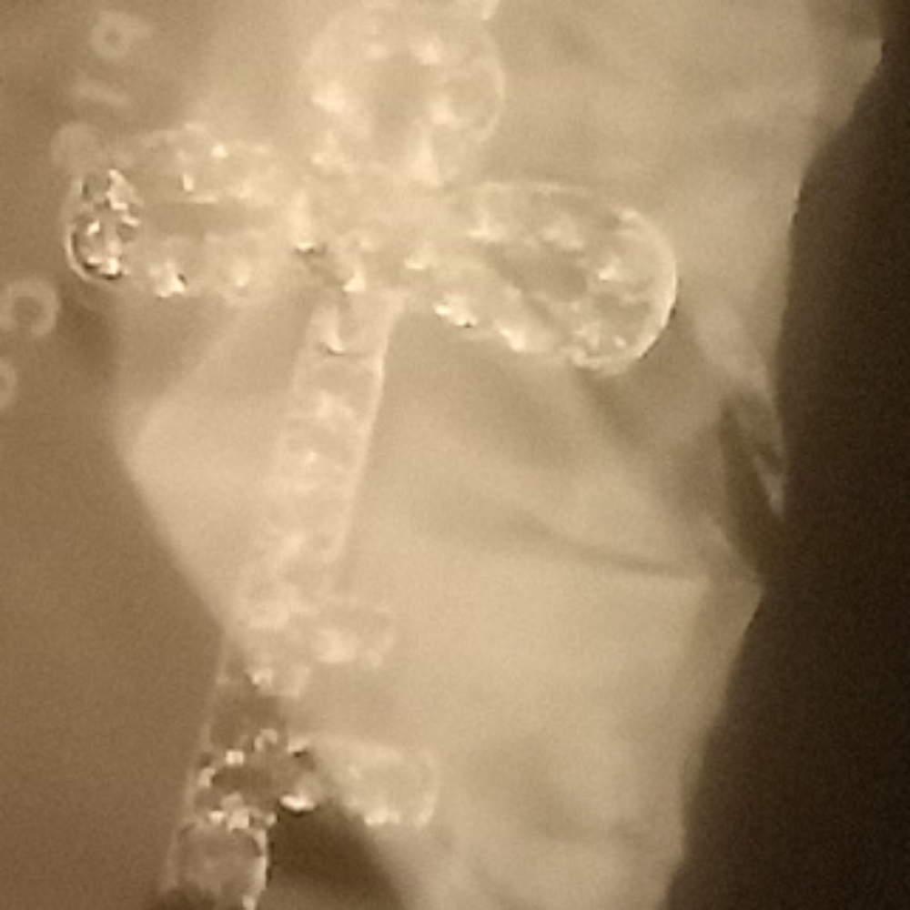 Crystal Cross Earrings